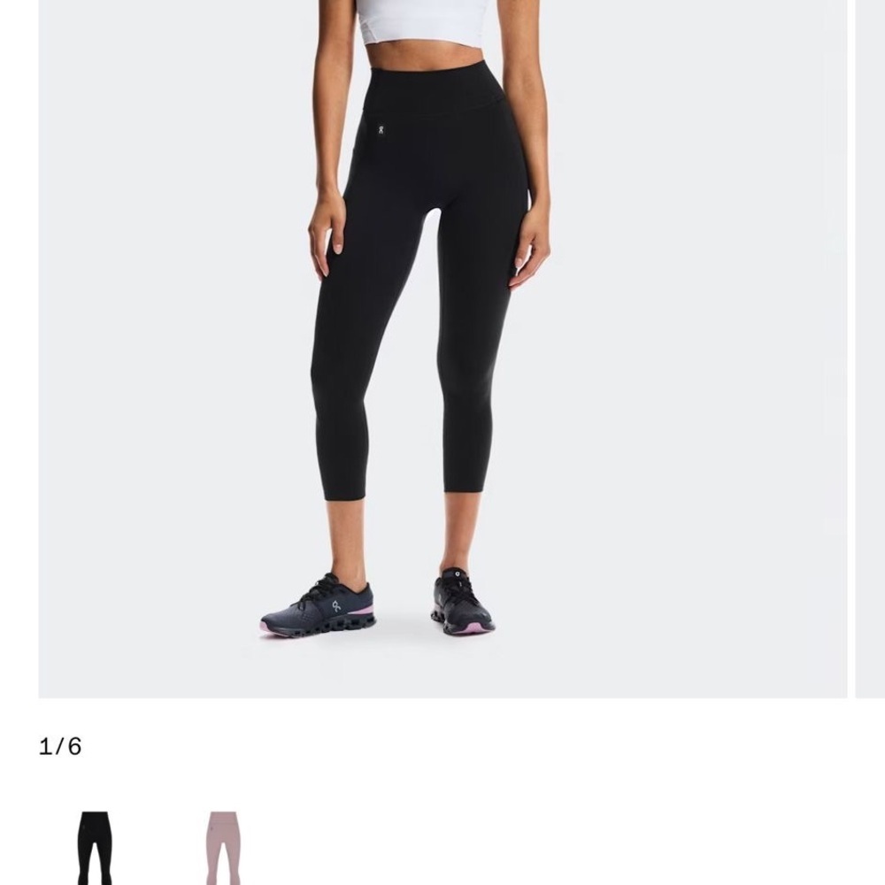 On clouds Black Leggings M